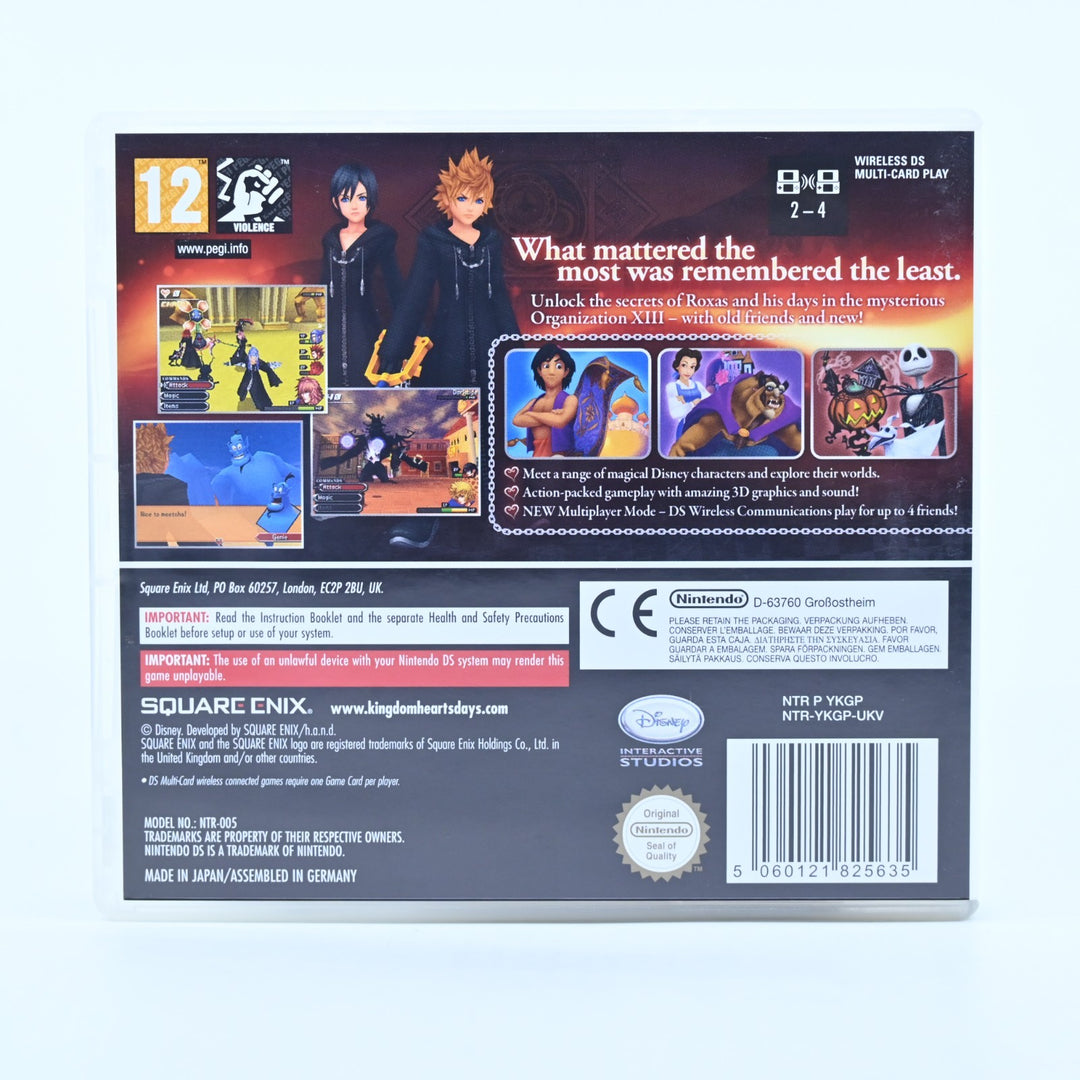 Kingdom Hearts 358/2 Days - Nintendo DS Game - PAL + Manual - FREE POST!