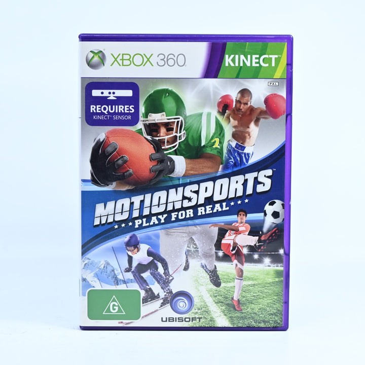 Motion Sports: Play for Real - Xbox 360 Kinect Game + Manual - PAL - MINT DISC!