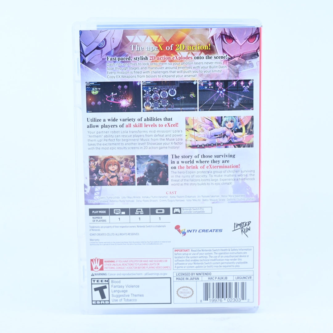 Gunvolt Chronicles: Luminous Avengers IX - Nintendo Switch Game - FREE POST!