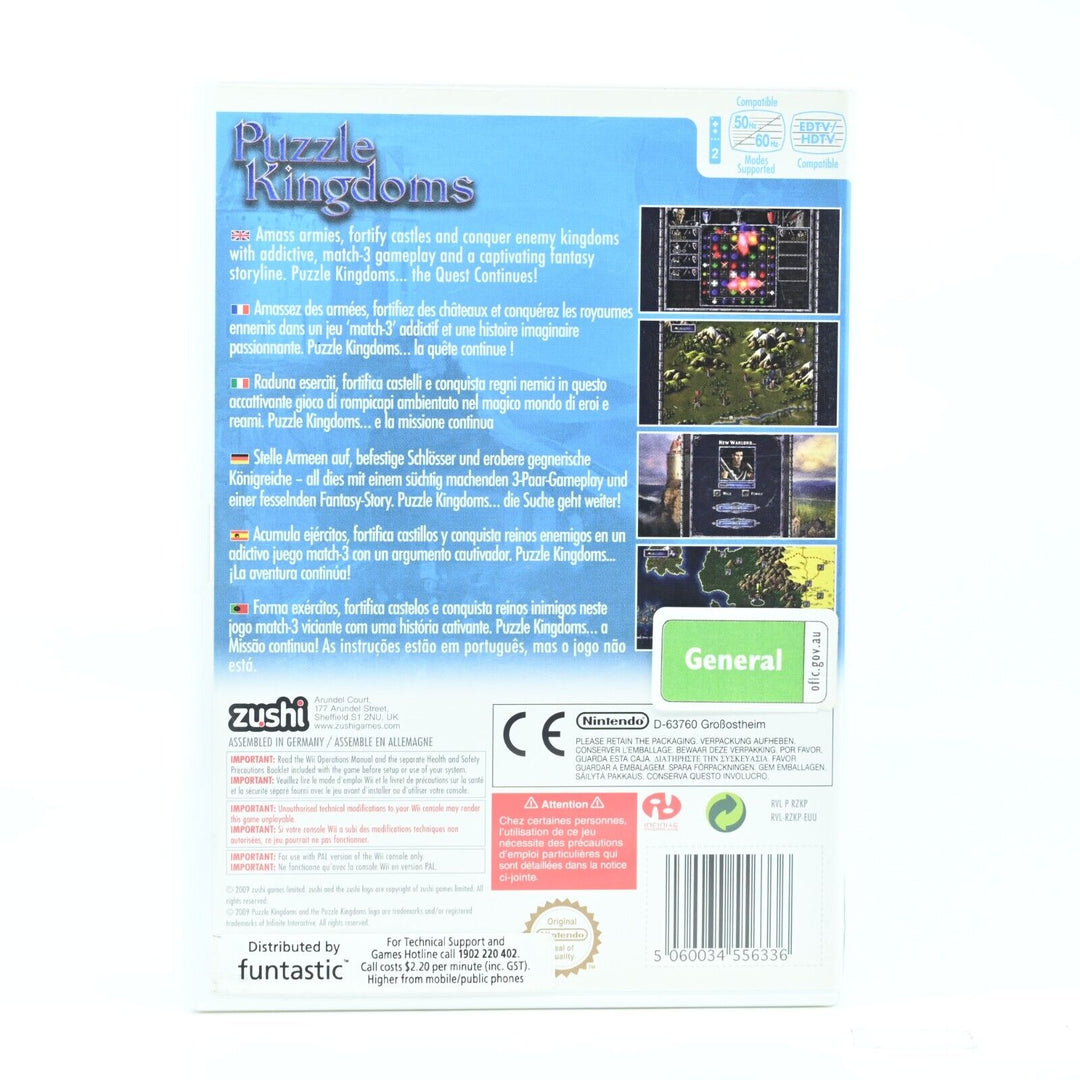Puzzle Kingdom - Nintendo Wii Game - PAL - FREE POST!