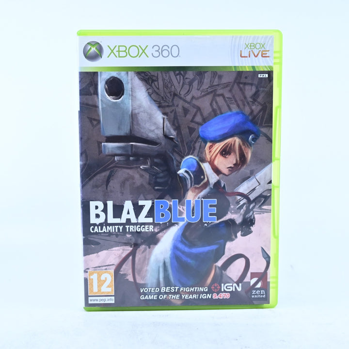 BlazBlue: Calamity Trigger - Xbox 360 Game + Manual - PAL - MINT DISC!