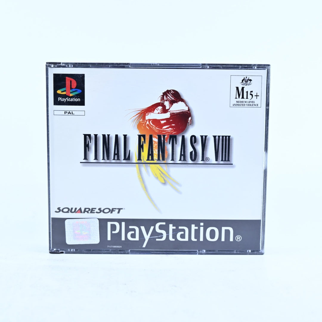 Final Fantasy VIII - Sony Playstation 1 / PS1 Game + Manual - PAL - MINT DISC!