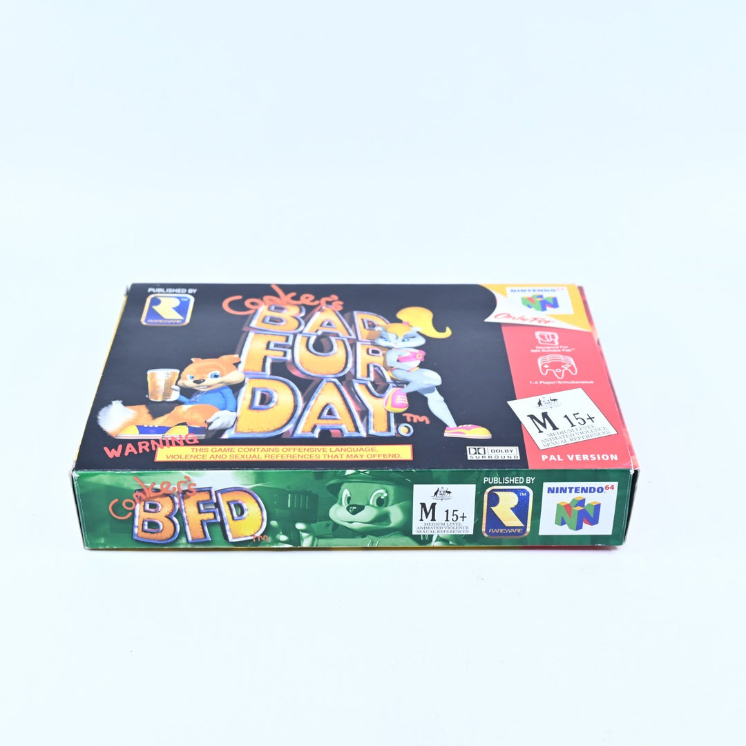 Conker's Bad Fur Day Box Only  - N64 / Nintendo 64 Boxed Game - READ DESCRIPTION