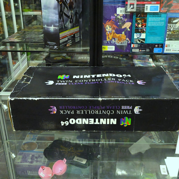 Twin Controller Pack - N64 / Nintendo 64 Boxed Console - PAL - FREE POST!