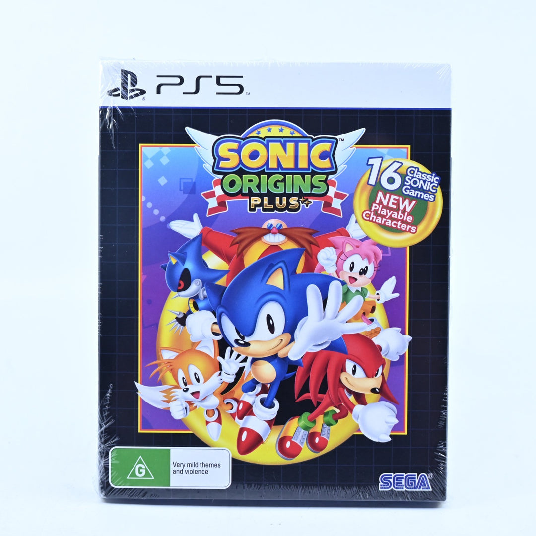 SEALED! Sonic Origins Plus - Sony Playstation 5 / PS5 Game
