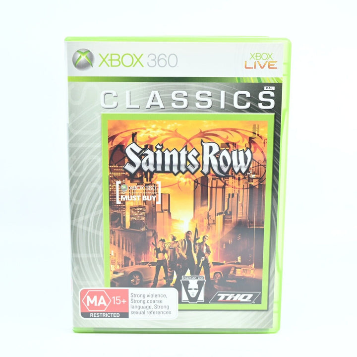 Saints Row - Xbox 360 Game + Manual - PAL - MINT DISC!