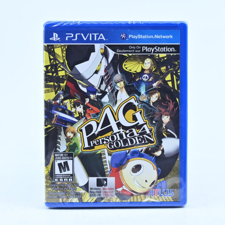 SEALED! Persona 4 Golden - Sony PS Vita Game - FREE POST!