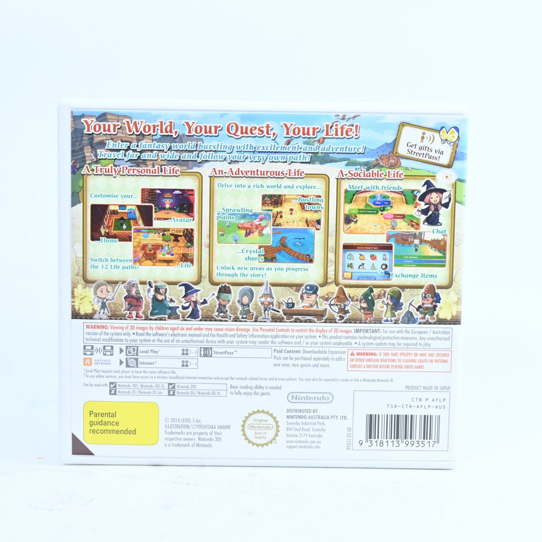 Fantasy Life - Nintendo 3DS Game - PAL - FREE POST!