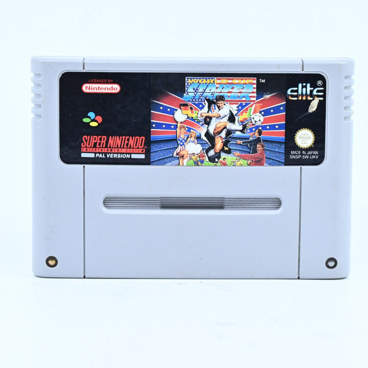 World Cup Striker - Super Nintendo / SNES Game - PAL - FREE POST!