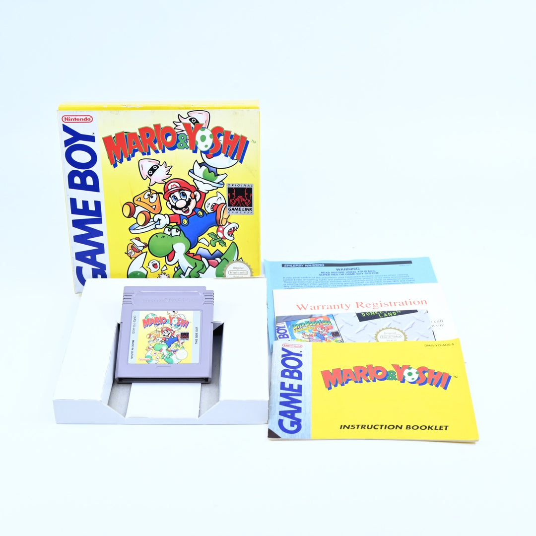 Mario &amp; Yoshi - Nintendo Gameboy Boxed Game - PAL - FREE POST!