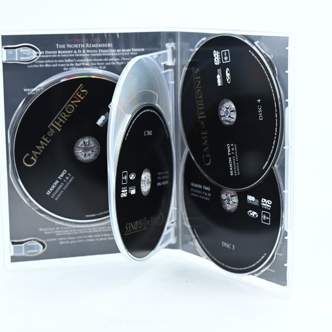 Game of Thrones Season 2 - Aus PAL - Region 4 - DVD - Check Description