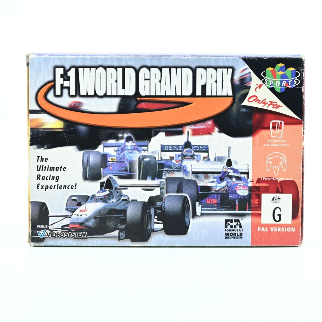 F-1 World Grand Prix - N64 / Nintendo 64 Boxed Game - PAL - FREE POST!