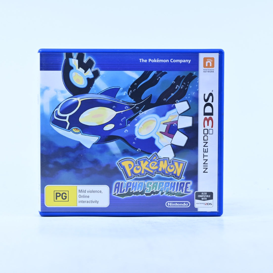 Pokemon Alpha Sapphire - Nintendo 3DS Game - PAL + Manual - FREE POST!