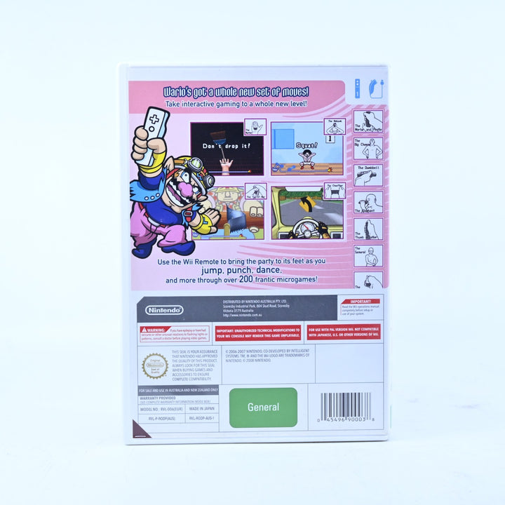 Wario Ware: Smooth Moves - Nintendo Wii Game + Manual - PAL - MINT DISC!
