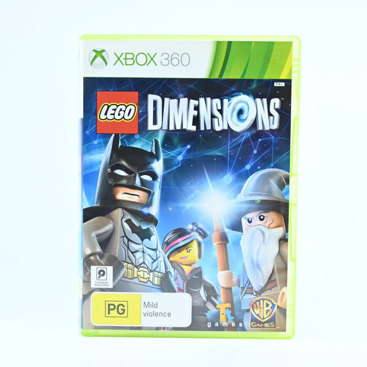 LEGO Dimensions - Xbox 360 Game + Manual - PAL - NEAR MINT DISC!