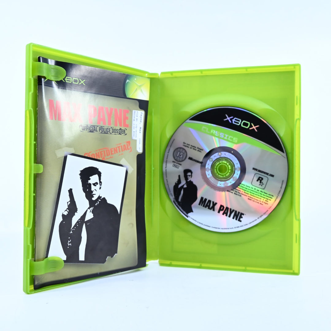 Max Payne - Original Xbox Game + Manual - PAL - MINT DISC!