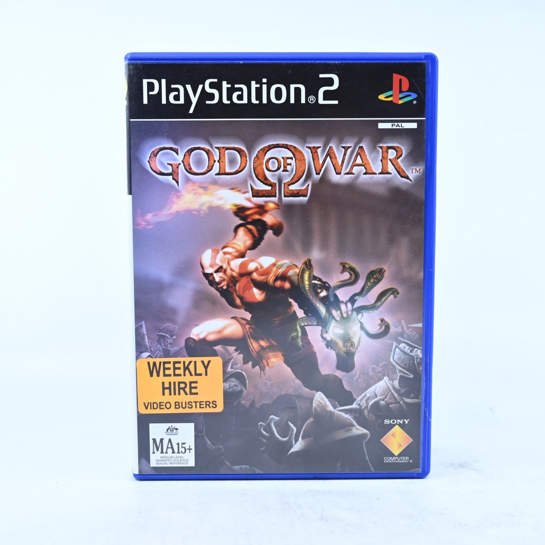 God of War - Sony Playstation 2 / PS2 Game + Manual - PAL - MINT DISC!