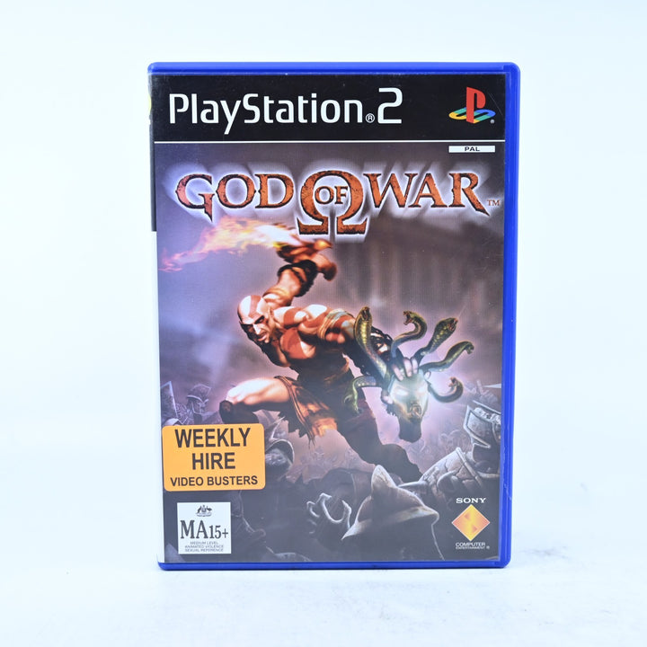 God of War - Sony Playstation 2 / PS2 Game + Manual - PAL - MINT DISC!