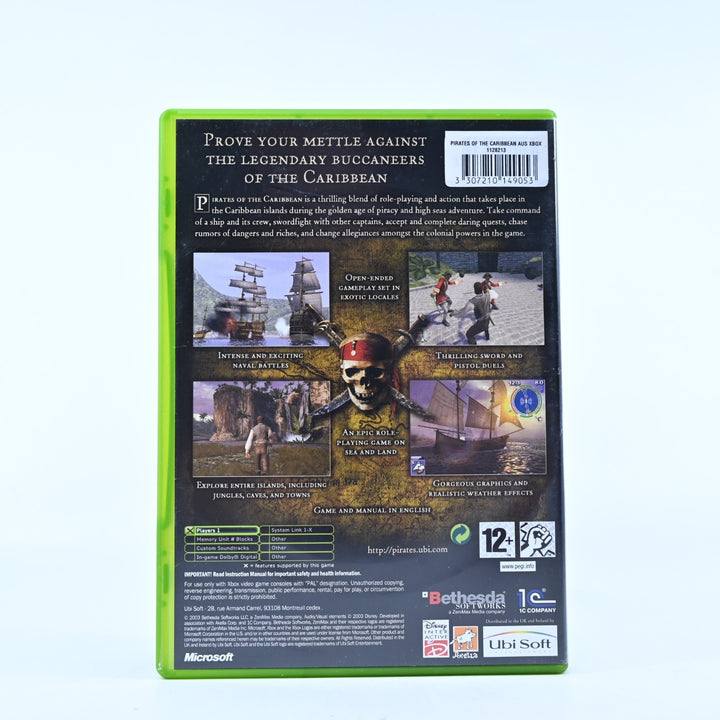 Pirates of the Caribbean - Original Xbox Game + Manual - PAL - MINT DISC!