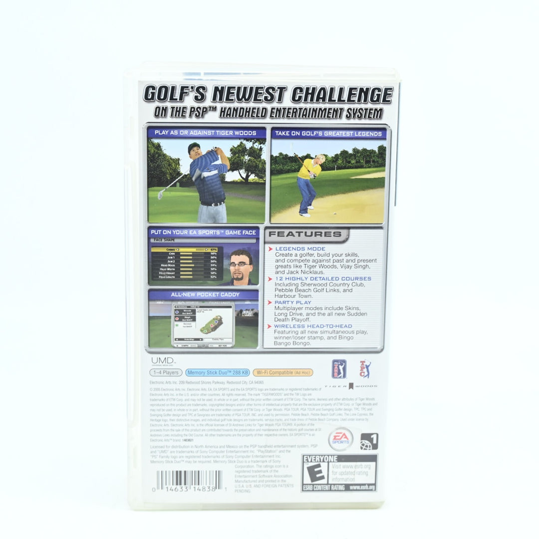 Tiger Woods PGA Tour - Sony PSP Game + Manual - FREE POST!