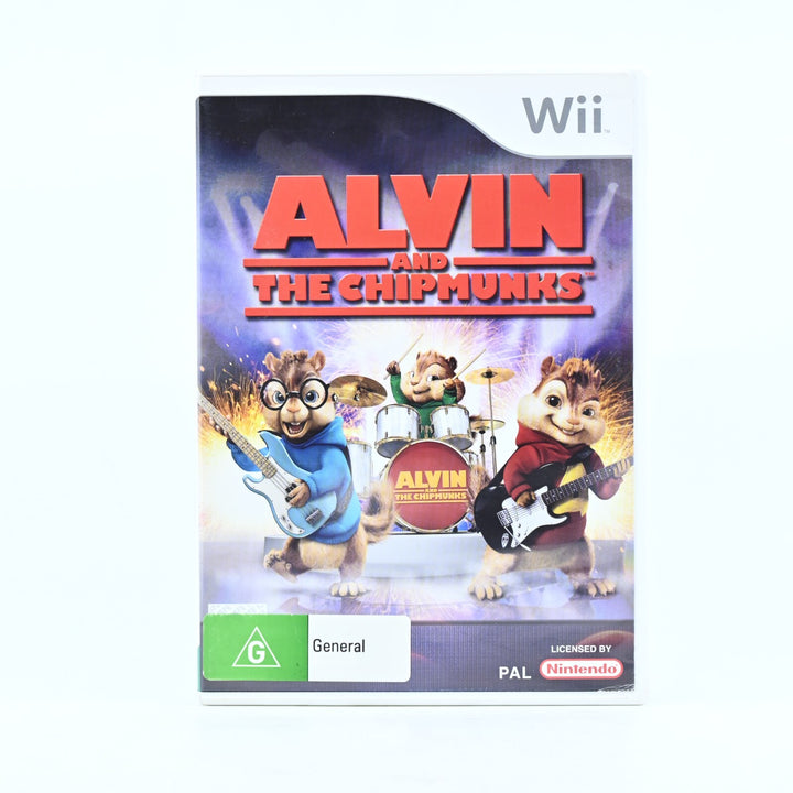 Alvin and the Chipmunks - Nintendo Wii Game + Manual - PAL - MINT DISC!