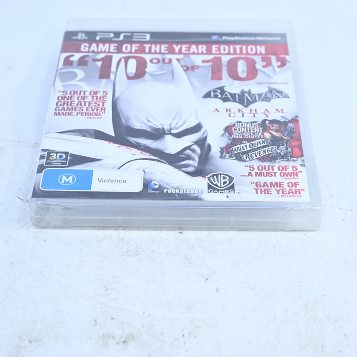 SEALED! Batman: Arkham City - GOTY Edition - Sony Playstation 3 / PS3 Game