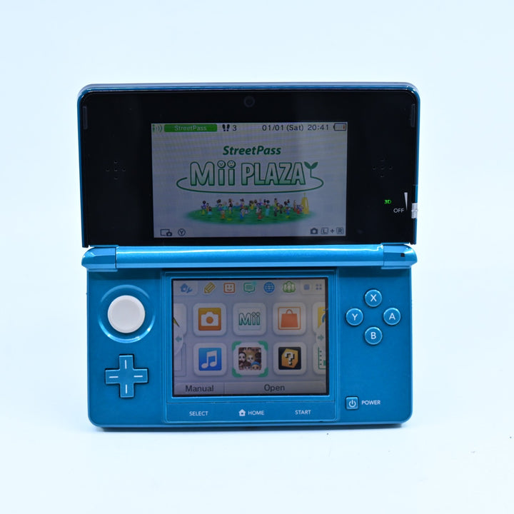 Aqua Blue - Nintendo 3DS Boxed Console - CTR-001 - PAL - FREE POST!