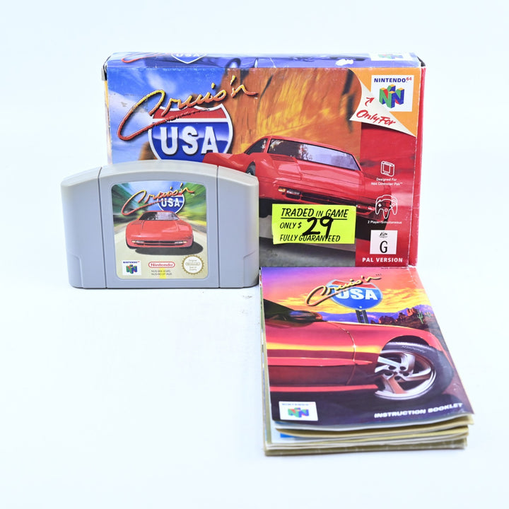 Cruis'n USA - N64 / Nintendo 64 Boxed Game - PAL
