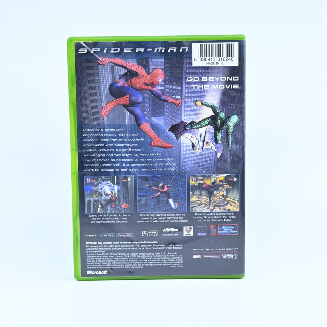Spider-Man - Original Xbox Game + Manual - PAL - MINT DISC!