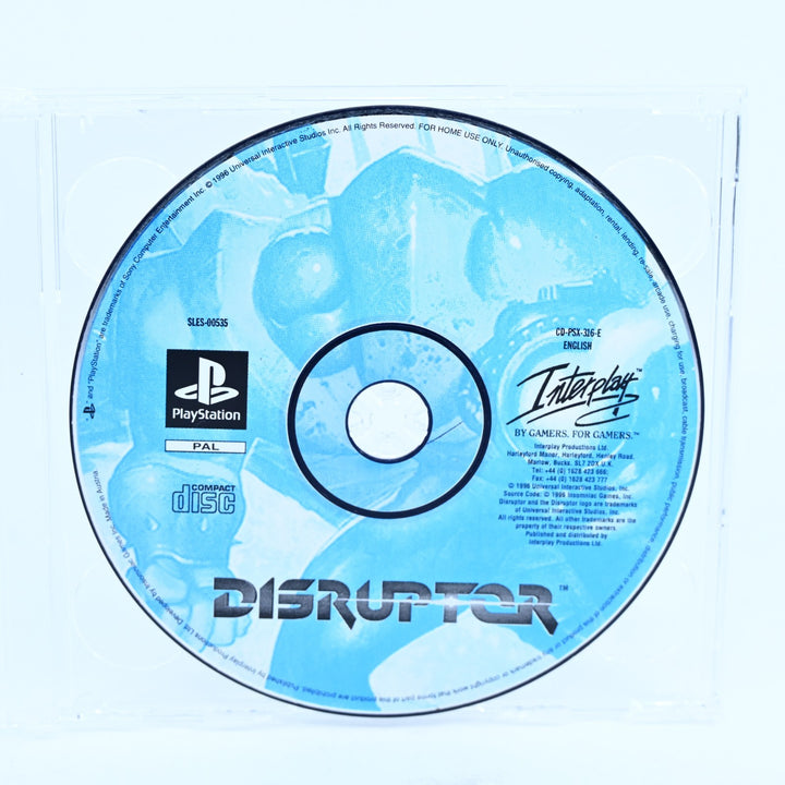 Disruptor - Sony Playstation 1 Game / PS1 Game - Disc Only - PAL - MINT DISC!
