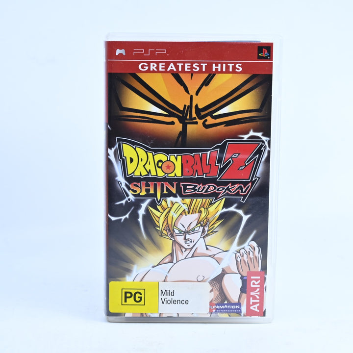 Dragon Ball Z Shin Budokai - Sony PSP Game + Manual - FREE POST!