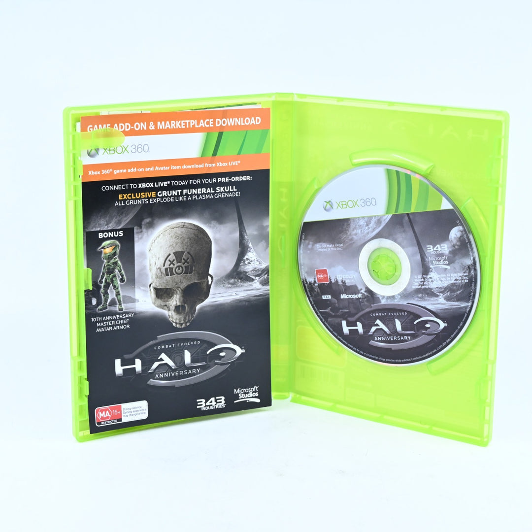 Halo Combat Evolved Anniversary - Xbox 360 Game + Manual - PAL - MINT DISC!