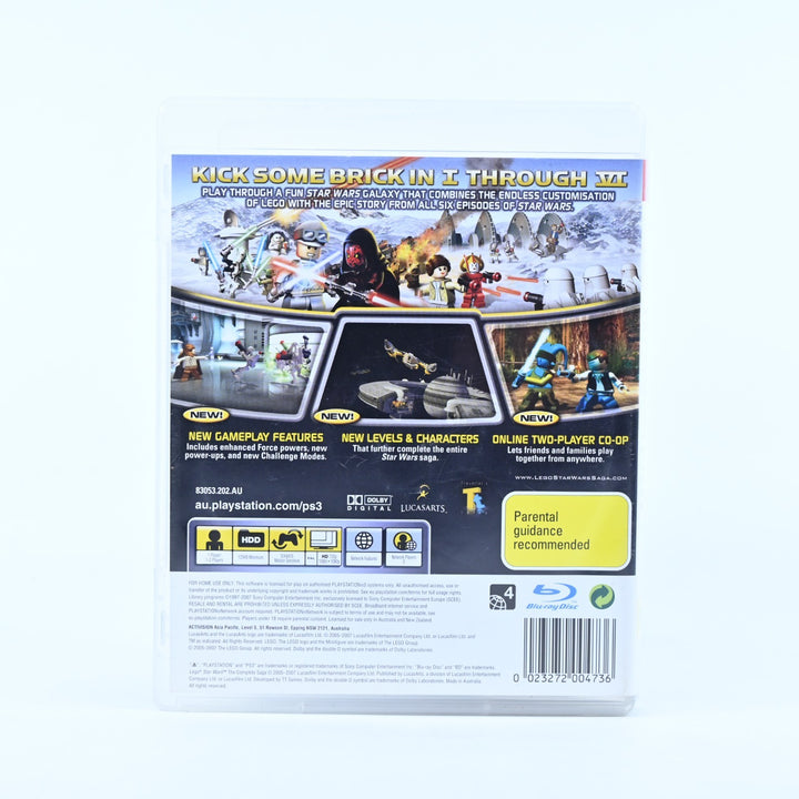 LEGO Star Wars: The Complete Saga- Sony Playstation 3 / PS3 Game + Manual