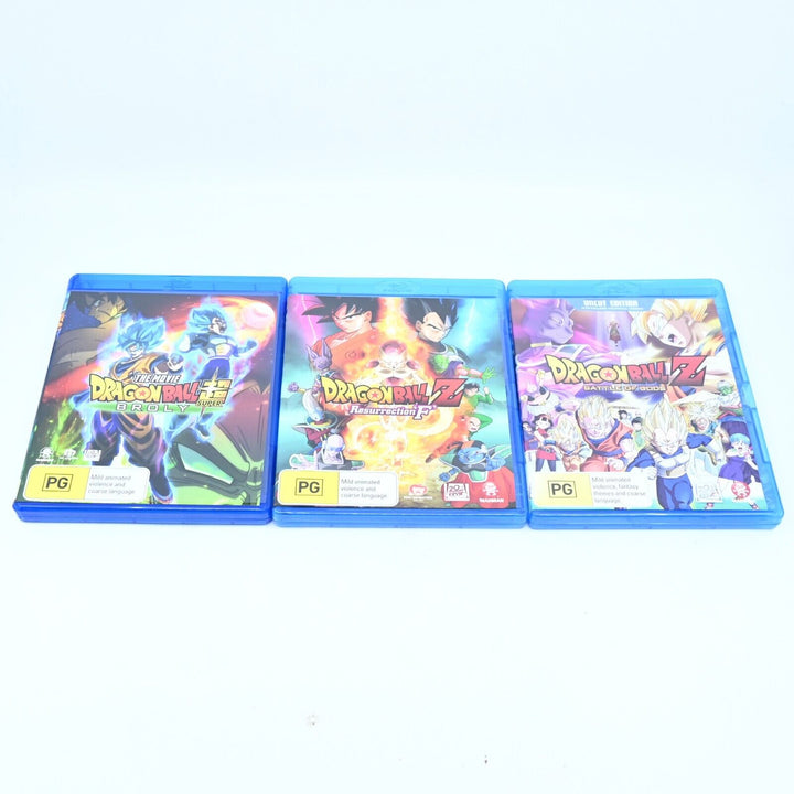 Dragonball Movie Collection - Battle of Gods, Resurrection 'F' and Broly - PAL