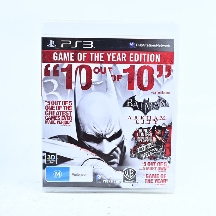 SEALED! Batman: Arkham City - GOTY Edition - Sony Playstation 3 / PS3 Game
