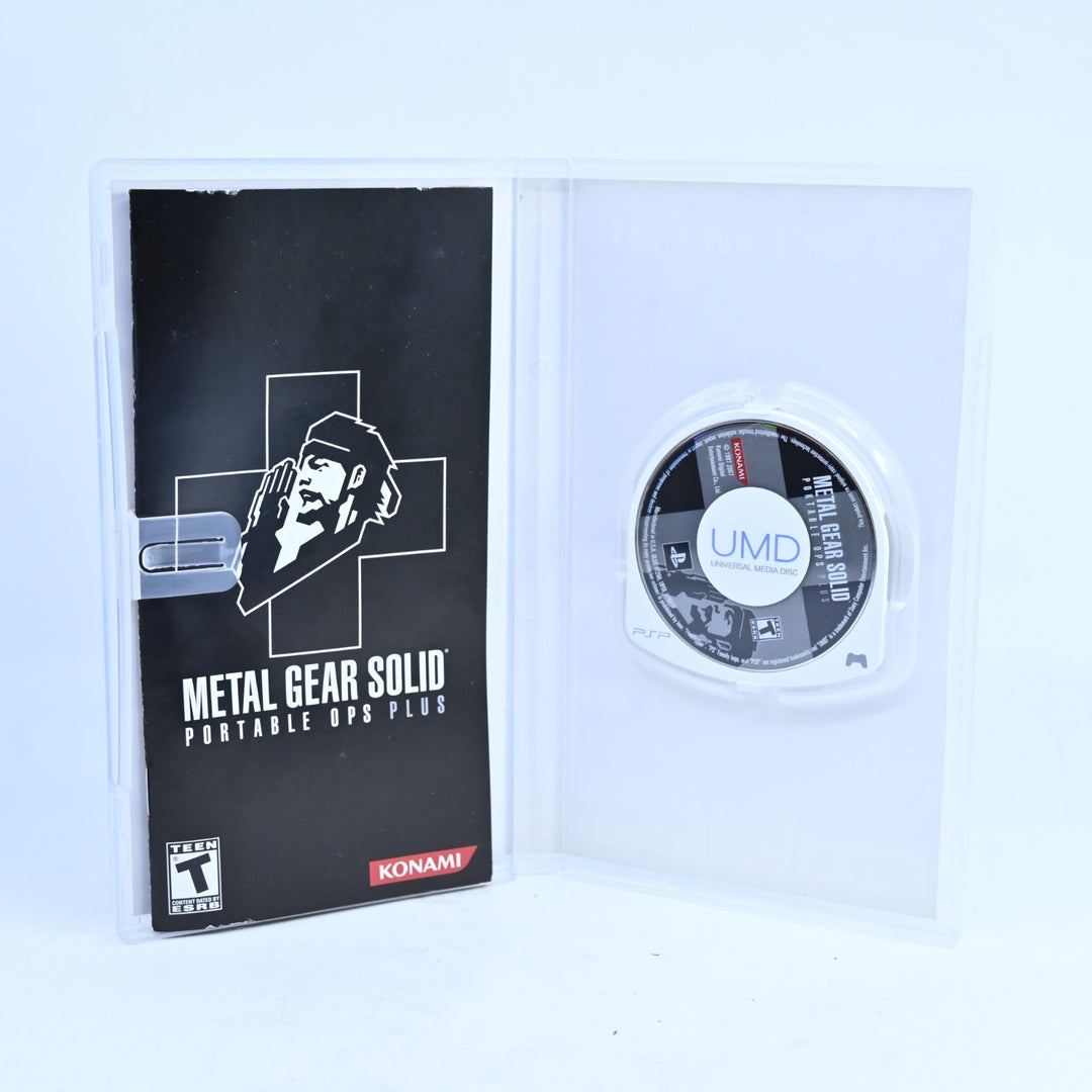 Metal Gear Solid: Portable Ops Plus - Sony PSP Game + Manual - FREE POST!