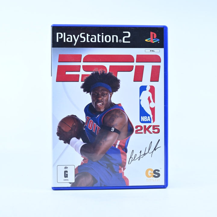 ESPN NBA 2K5 - Sony Playstation 2 / PS2 Game + Manual - PAL - MINT DISC!