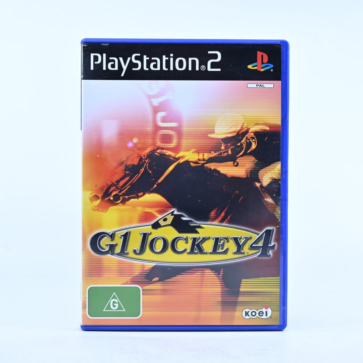 G1 Jockey 4 - Sony Playstation 2 / PS2 Game + Manual - PAL - MINT DISC!