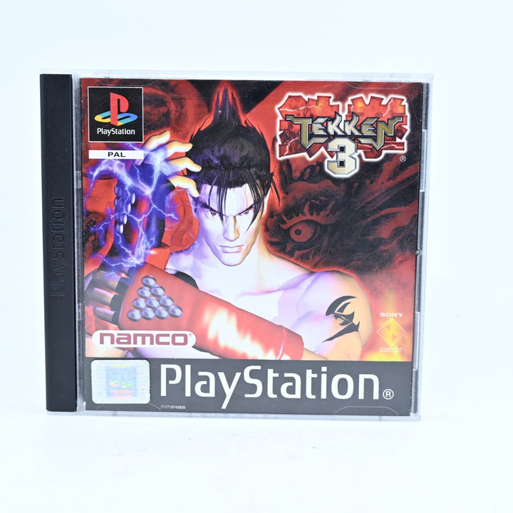 Tekken 3 - Sony Playstation 1 / PS1 Game + Manual - PAL - MINT DISC!