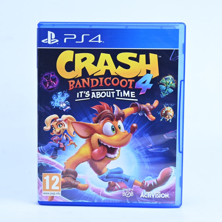 Crash Bandicoot 4: It's About Time - Sony Playstation 4 / PS4 Game - MINT DISC!