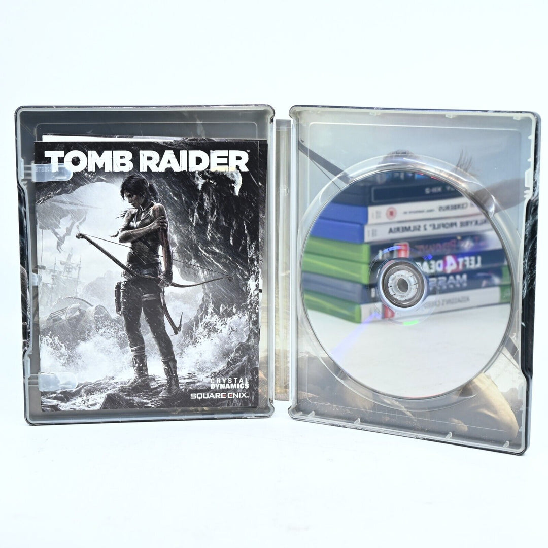 Tomb Raider + Steelbook - Sony Playstation 3 / PS3 Game + Manual - FREE POST!