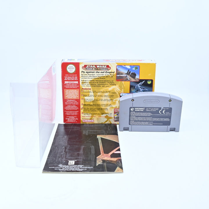 Star Wars Rogue Squadron  - N64 / Nintendo 64 Boxed Game - PAL - FREE POST!