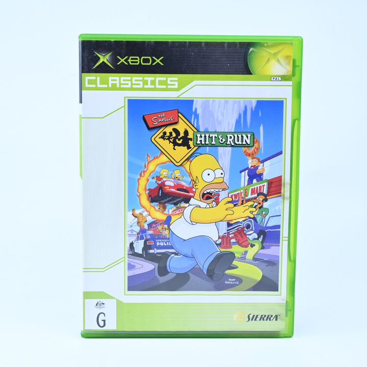 The Simpsons Hit & Run - Original Xbox Game + Manual - PAL - MINT DISC!