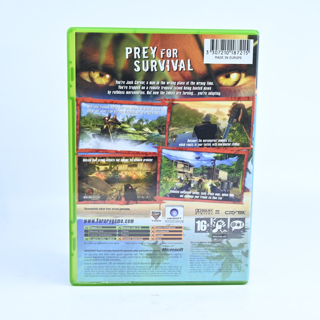 Far Cry Instincts - Original Xbox Game + Manual - PAL - MINT DISC!