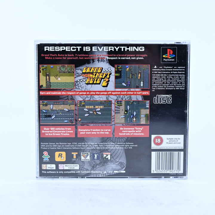 Grand Theft Auto 2 - Sony Playstation 1 / PS1 Game + Manual + Map - PAL