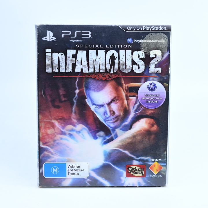 Infamous 2 - Special Edition (Lenticular Cover) -  PS3 Game + Manual