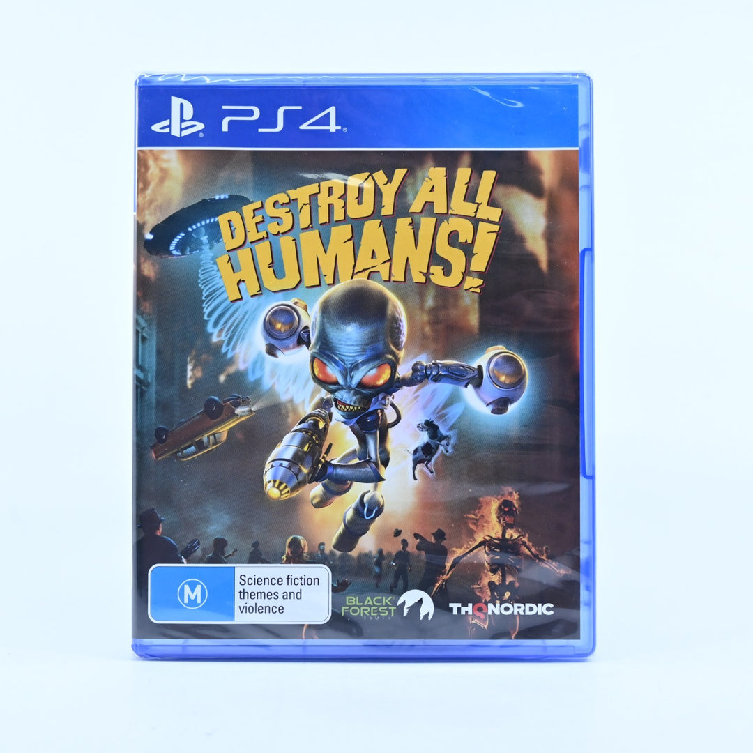 Destroy All Humans! - Sony Playstation 4 / PS4 Game - MINT DISC! SEALED!