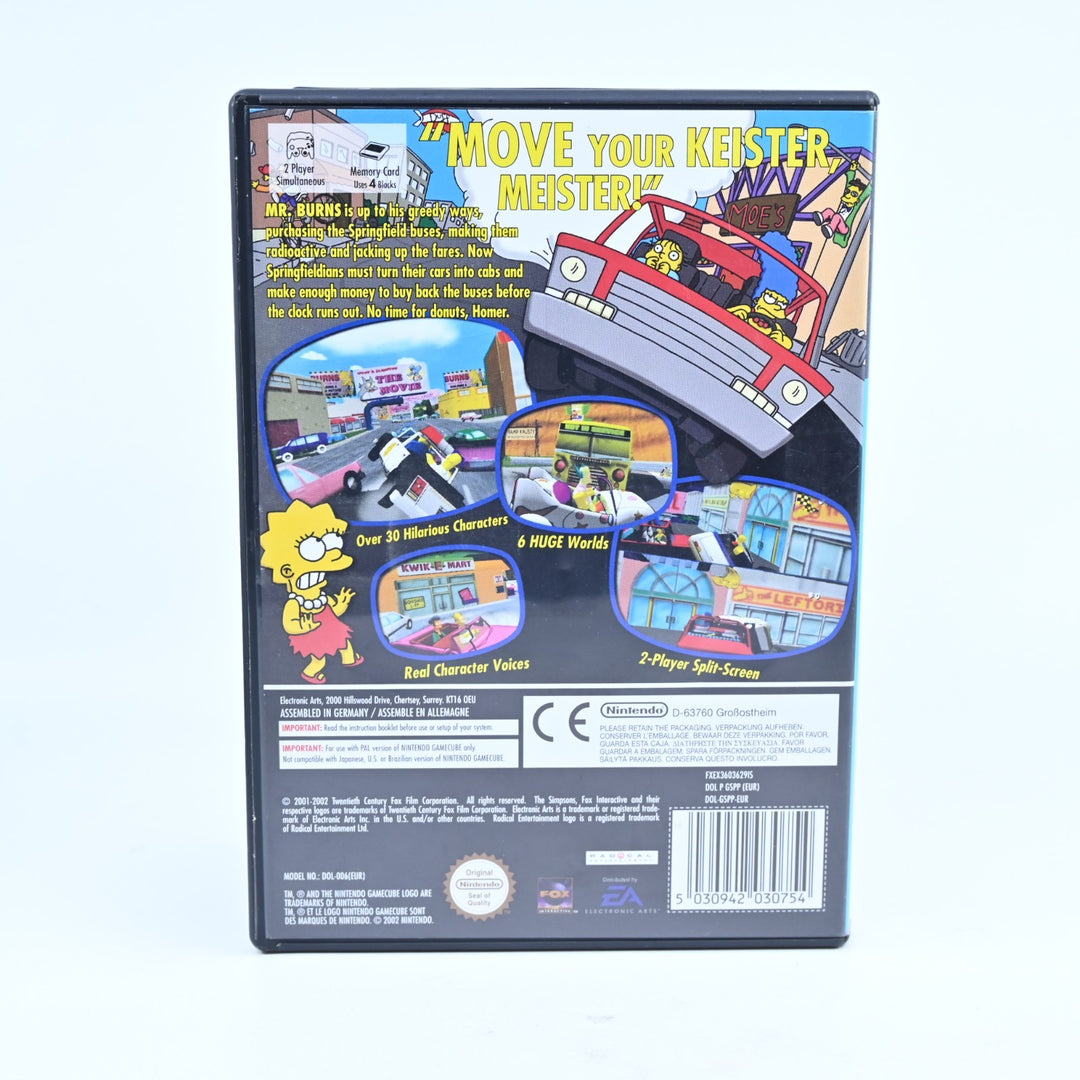 The Simpsons Road Rage - Nintendo Gamecube Game + Manual - PAL - FREE POST!