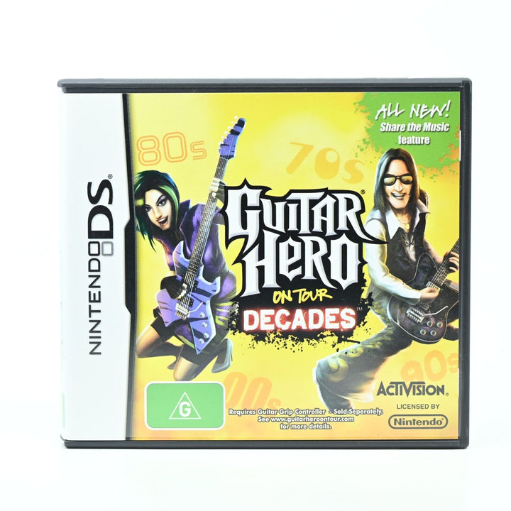 Guitar Hero on Tour Decades - Nintendo DS Game + Manual - PAL - FREE POST!