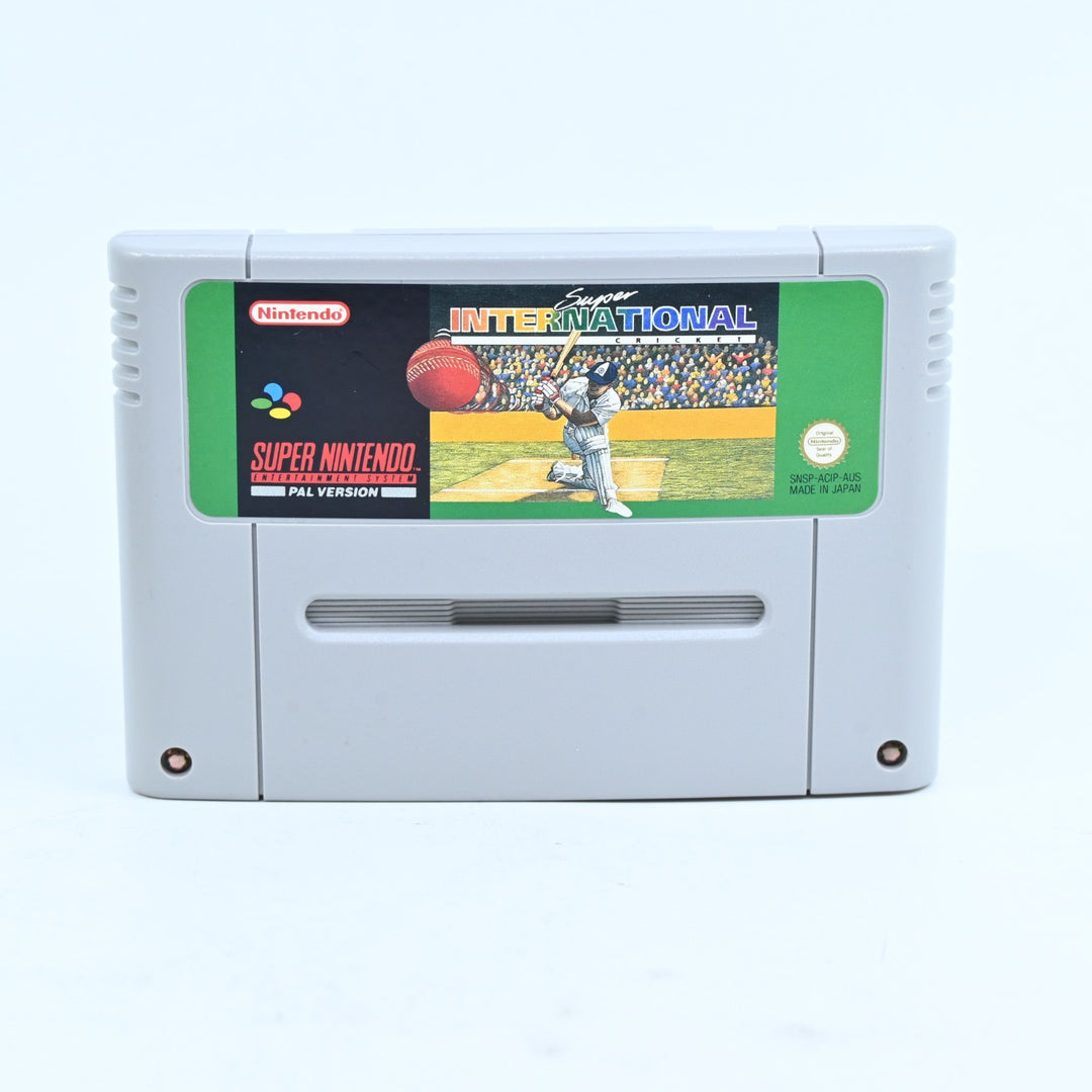 Super International Cricket - Super Nintendo / SNES Boxed Game - PAL